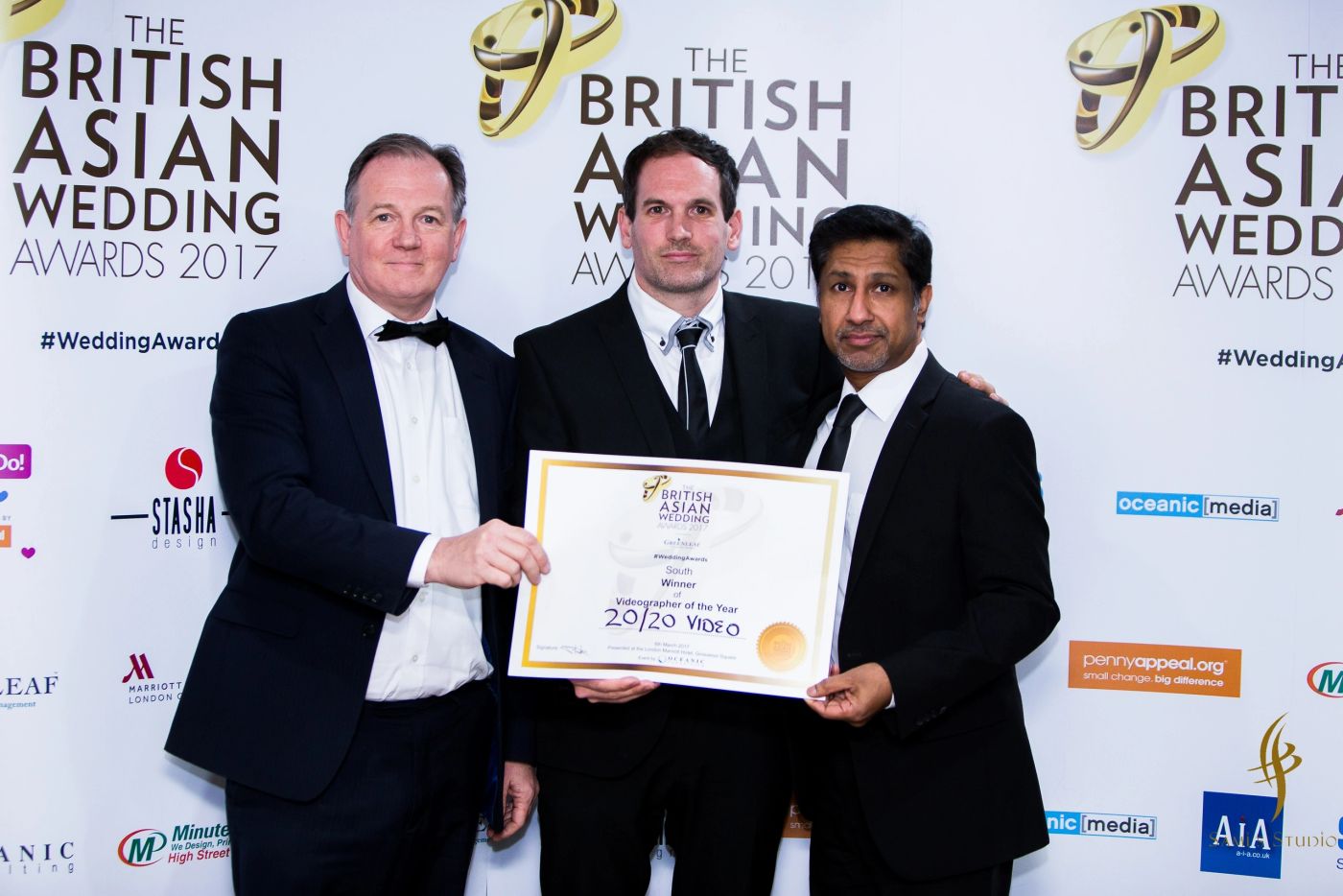 The Snowbird Films team receiving an industry award
